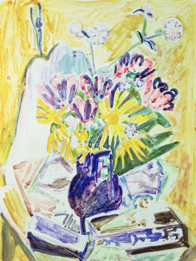 Blumen in einer Vase, 1918-19 von Ernst Ludwig Kirchner